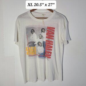 Vintage 1986 Van Halen 5150 North American Tour Distressed Thin XL Tee Made/USA